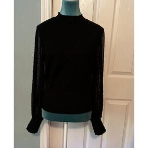 CeCe Shear sleeved sweater XL